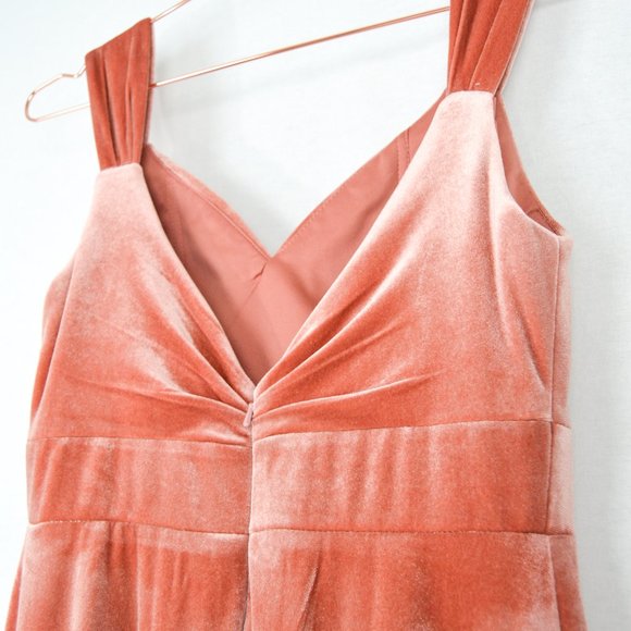 Velvet Dusty Rose Size 4 Formal Dress Etsy - Picture 8 of 11